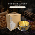 Oud Sandalwood Bakhoor Incense – 80g | Long-Lasting Woody Arabic Fragrance Gift Box