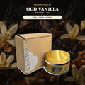 Oud Vanilla Bakhoor Incense – 80g | Long-Lasting Arabic Home Fragrance Gift Box