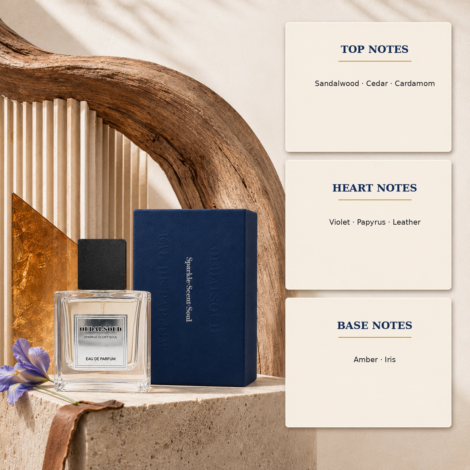 Sandalwood Log Extrait de Parfum – 100ml
