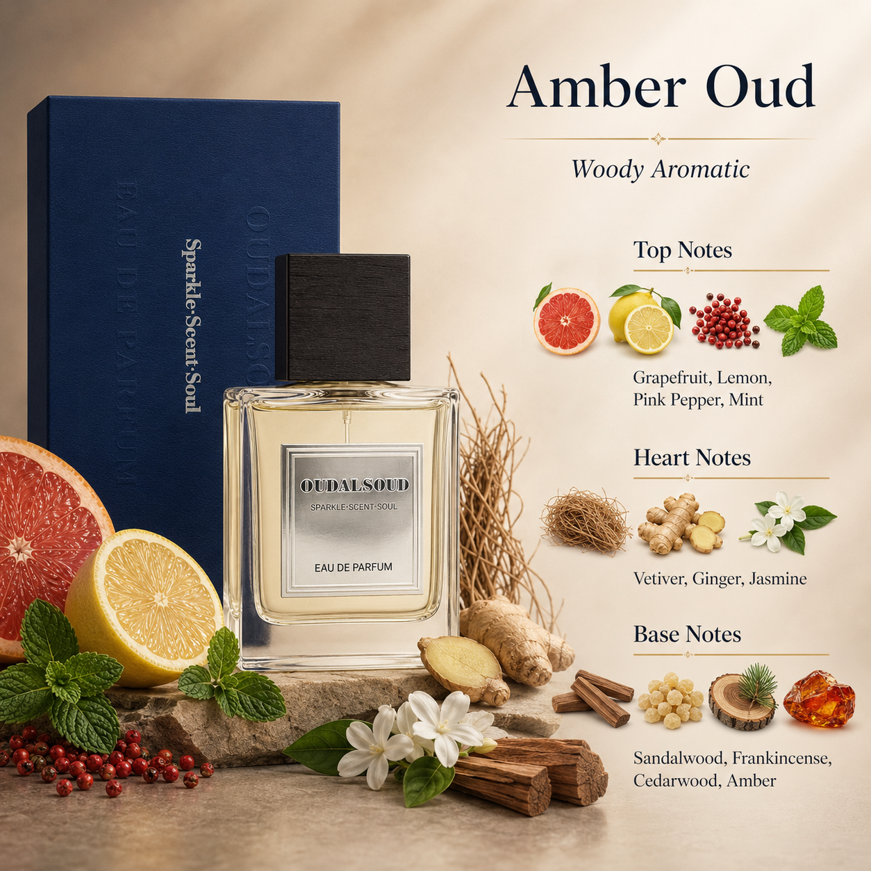 Amber & Oud Extrait de Parfum – 100ml